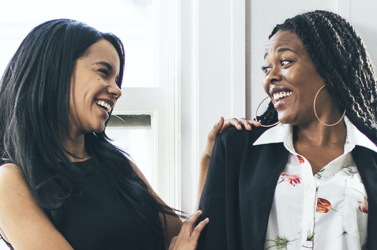 dental entrepreneur community - two happy women smiling
